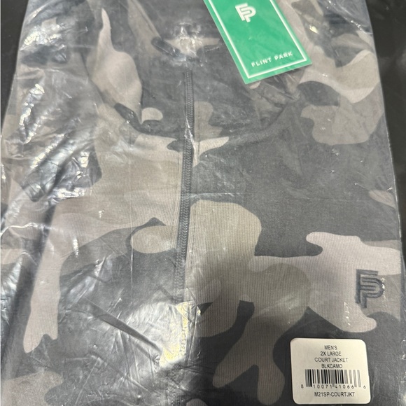 Flint Park Men’s Camo Full Zip Jacket Sweatshirt 2XL NWT - Picture 7 of 7